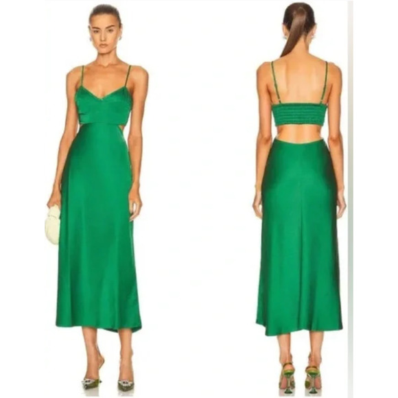 A.L.C. Blakely Dress Green NWT 10 - Picture 1 of 9